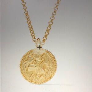 Julie Vos Coin Pendant Necklace